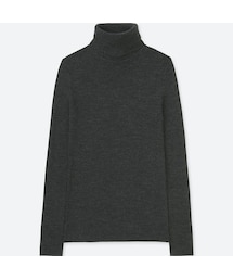 UNIQLO | エクストラファインメリノリブタートルネックセーター（長袖）(ニット/セーター)