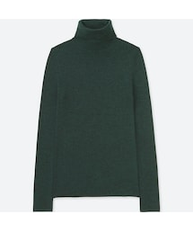 UNIQLO | エクストラファインメリノリブタートルネックセーター（長袖）(ニット/セーター)