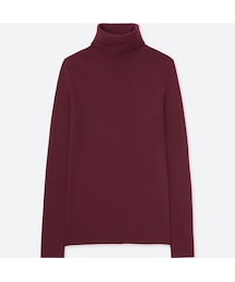 UNIQLO | エクストラファインメリノリブタートルネックセーター（長袖）(ニット/セーター)