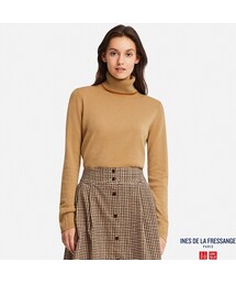UNIQLO | カシミヤタートルネックチュニック（長袖）(ニット/セーター)