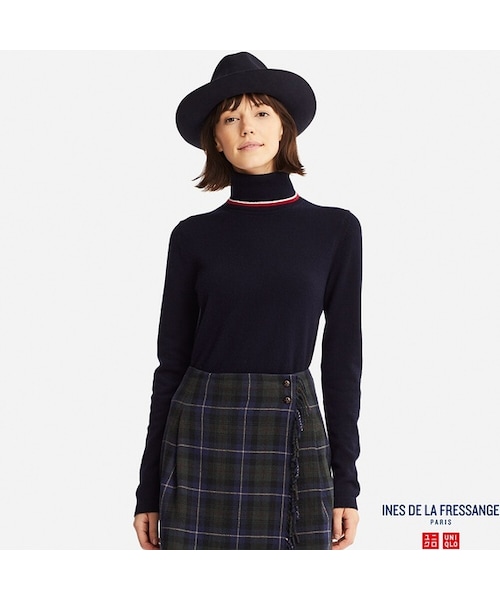 UNIQLO（ユニクロ）の「カシミヤタートルネックチュニック（長袖
