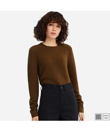 UNIQLO | ウールクルーネックセーター（長袖）(ニット/セーター)