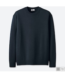 UNIQLO | エクストラファインメリノクルーネックセーター（長袖）(ニット/セーター)
