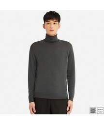 UNIQLO | エクストラファインメリノタートルネックセーター（長袖）(ニット/セーター)