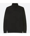 ユニクロ | エクストラファインメリノタートルネックセーター（長袖）(針織衫)