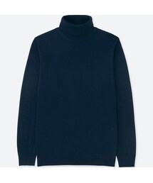 UNIQLO | エクストラファインメリノタートルネックセーター（長袖）(ニット/セーター)