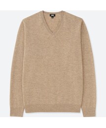 UNIQLO | カシミヤＶネックセーター（長袖）(ニット/セーター)
