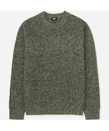 UNIQLO | ワッフルクルーネックセーター（長袖）(ニット/セーター)