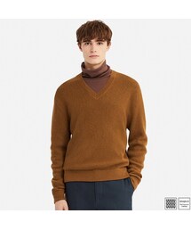 UNIQLO | ウールVネックセーター（長袖）(ニット/セーター)