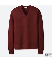 UNIQLO | ウールVネックセーター（長袖）(ニット/セーター)