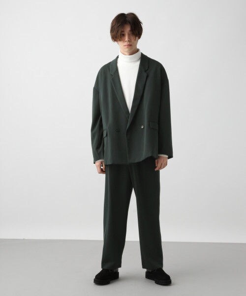 HARE（ハレ）の「TRキモウイージーパンツ（パンツ・ブラック/カーキ）」の4枚目の写真