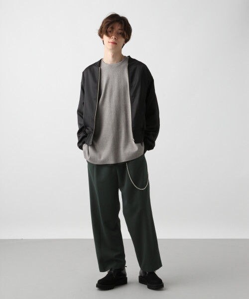 HARE（ハレ）の「TRキモウイージーパンツ（パンツ・ブラック/カーキ）」の3枚目の写真