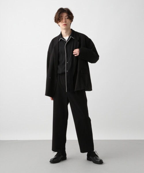 HARE（ハレ）の「TRキモウイージーパンツ（パンツ・ブラック/カーキ）」の5枚目の写真