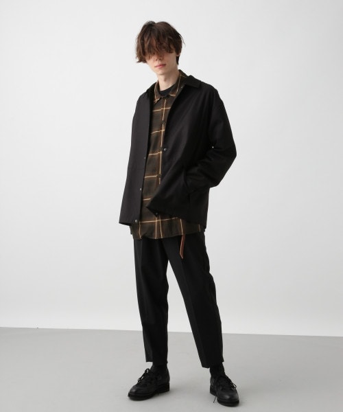HARE BIGチェックガラシャツ&ピアス 新品タグ付き】HARE BIGチェックガラシャツ グレー ブラウス