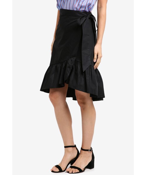 ZALORA（）の「Wrap Skirt With Tie（）」 WEAR
