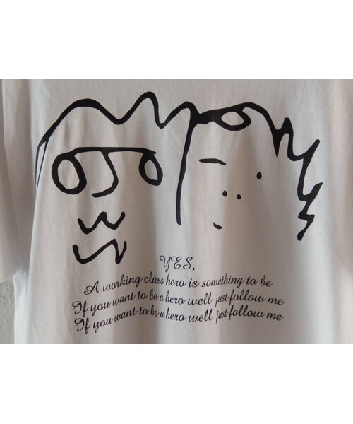 takuroh shirafuji（タクロウシラフジ）の「takuroh shirafuji YES, T-shirts(white)（Tシャツ/カットソー・レディース・その他）」の2枚目の写真