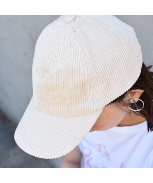 no brand（ノーブランド）の「コーデュロイCAP（キャップ・レディース・その他）」の2枚目の写真