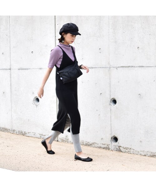 no brand(ノーブランド)の「ニットレイヤードキャミOP(チュニック・レディース・その他)」の1枚目の写真