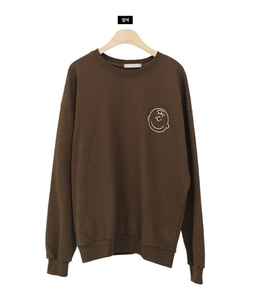 Dailyabout（デイリーアバウト）の「フロントプリントスウェット（スウェット・レディース・ホワイト/ブラック/ブラウン・FREE）」の3枚目の写真