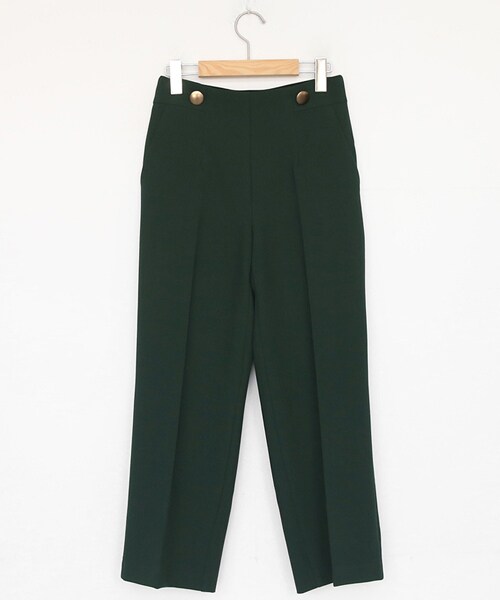 DHOLIC（ディーホリック）の「ゴールドボタンタックパンツ（その他パンツ・レディース・ブラック/グリーン/グレー・FREE）」の3枚目の写真