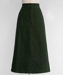 DHOLIC | アウトポケットAラインミモレスカート(スカート)