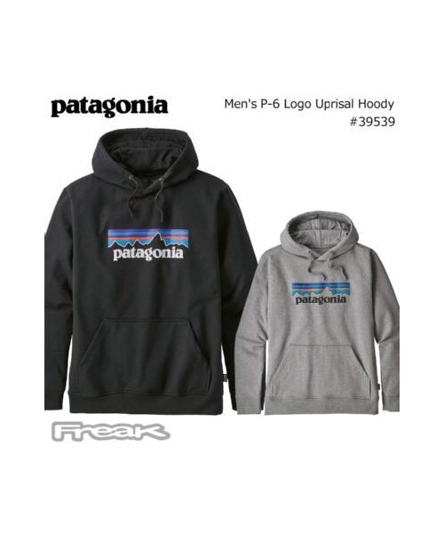 Patagonia パタゴニア の パタゴニア メンズp 6ロゴアップライザルフーディ パーカー Wear