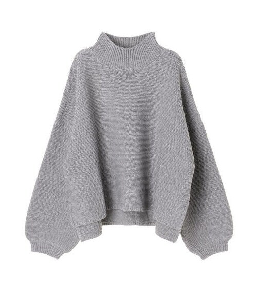 Green　Parks（グリーンパークス）の「・titivateボリュームスリーブプルオーバー（トップス・オフホワイト/杢グレー/ブラック/レッド・F）」の10枚目の写真