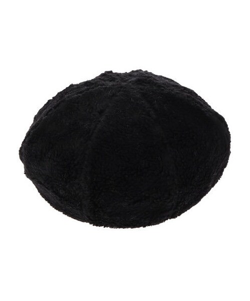 E hyphen world gallery（イーハイフンワールドギャラリー）の「ボアベレー帽（帽子・グレー/ブラック・F）」の8枚目の写真