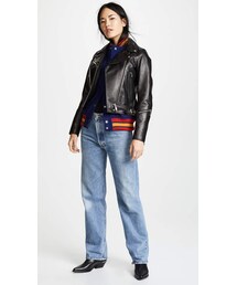 kolor（カラー）の「Kolor Leather Jacket（ライダース