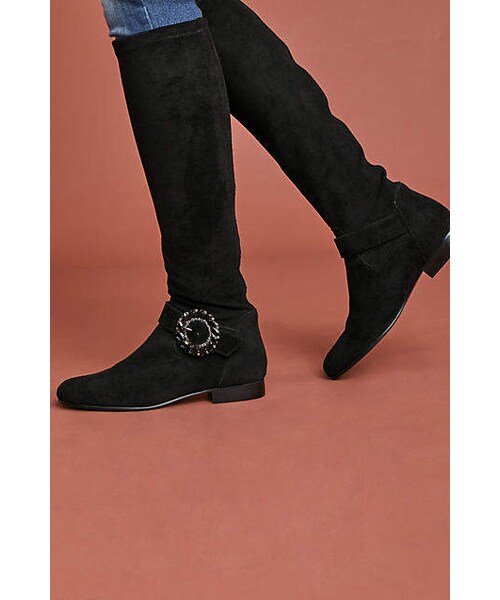 KIWI（キィウイ）の「Kiwi Encrusted Buckle Riding Boots（ブーツ）」 WEAR