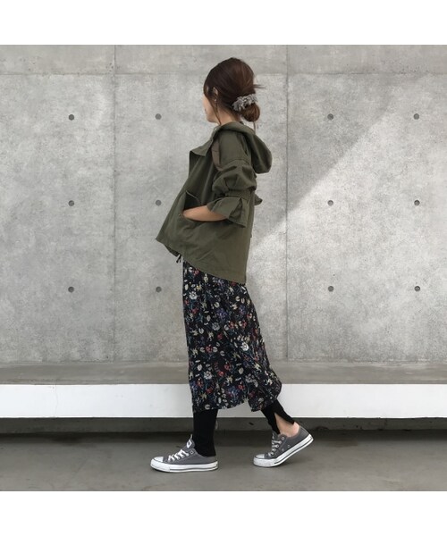 copine(コピン)の「キャンディー袖フードミリタリージャケット【クリックポスト対象商品】(ミリタリージャケット・レディース・その他)」の11枚目の写真