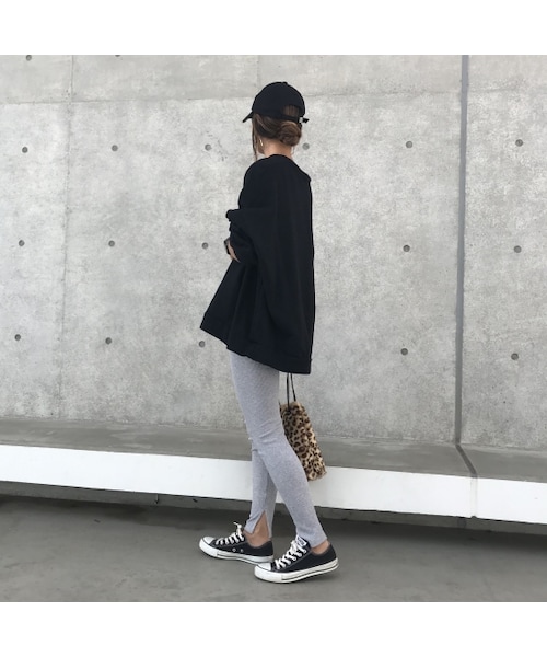 copine（コピン）の「5月4日再入荷！裾スリットリブレギンス(3color)【クリックポスト対象商品】（レギンス/スパッツ・レディース・その他）」の8枚目の写真