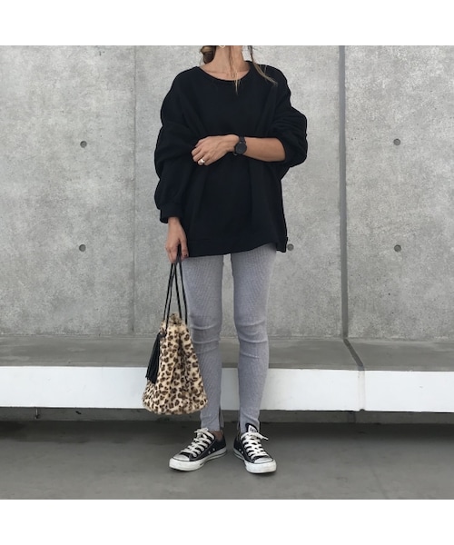 copine（コピン）の「5月4日再入荷！裾スリットリブレギンス(3color)【クリックポスト対象商品】（レギンス/スパッツ・レディース・その他）」の7枚目の写真