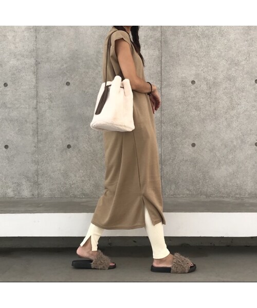 copine（コピン）の「再々入荷！巾着ファー2WAYバッグ(4color)【クリックポスト対象商品】（ショルダーバッグ・レディース・その他）」の9枚目の写真