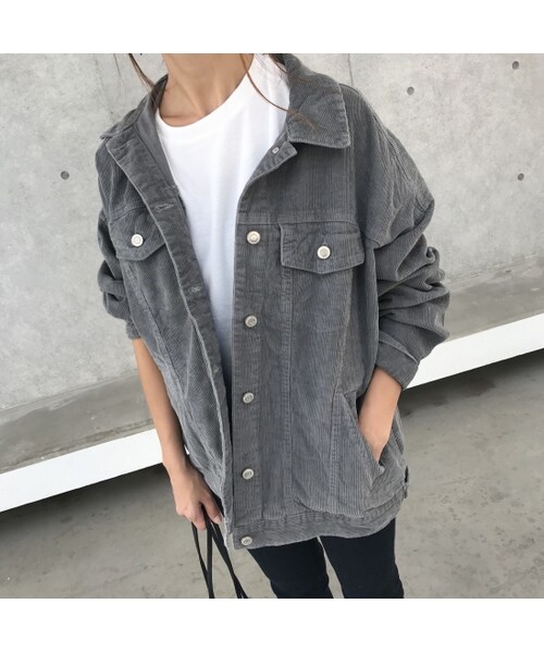 copine（コピン）の「再入荷！BIGシルエットコーデュロイジャケット(3color)（その他アウター・レディース・その他）」の6枚目の写真