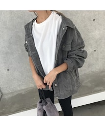 copine | 再入荷！BIGシルエットコーデュロイジャケット(3color)(その他アウター)