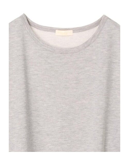 earth music&ecology（アースミュージックアンドエコロジー）の「・裏毛サイドスリットBIGワンピース（ワンピース/ドレス・杢グレー/ブラック/ブラウン・F）」の6枚目の写真