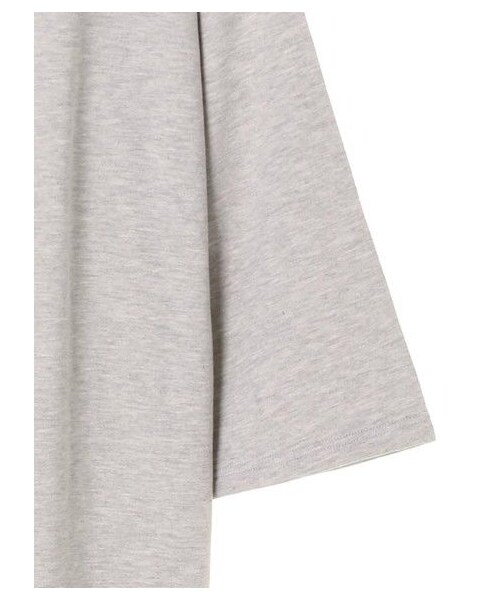 earth music&ecology（アースミュージックアンドエコロジー）の「・裏毛サイドスリットBIGワンピース（ワンピース/ドレス・杢グレー/ブラック/ブラウン・F）」の7枚目の写真