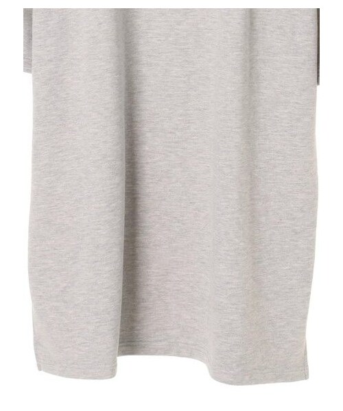 earth music&ecology（アースミュージックアンドエコロジー）の「・裏毛サイドスリットBIGワンピース（ワンピース/ドレス・杢グレー/ブラック/ブラウン・F）」の8枚目の写真