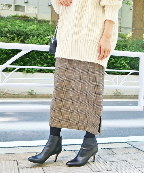 IENA（イエナ）の「ブラウン（スカート・ブラウン/34/在庫あり/36/38/40）」の2枚目の写真