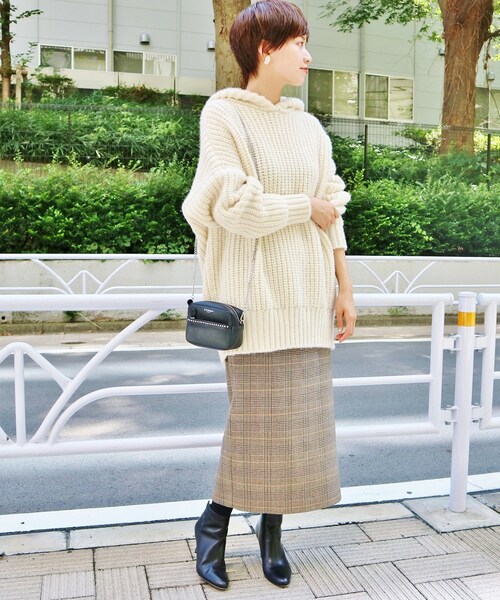 IENA（イエナ）の「ブラウン（スカート・ブラウン/34/在庫あり/36/38/40）」の5枚目の写真