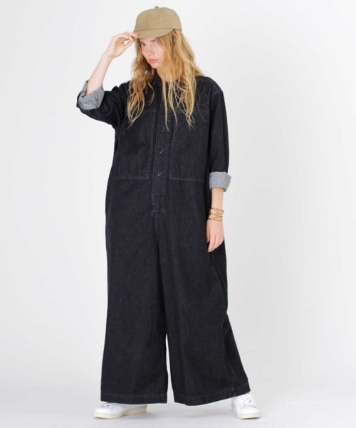 RNA-N(アールエヌエーエヌ)の「<予約>ライトデニムオールインワン(オールインワン・サロペット・レディース・濃色 ONE WASH/淡色 ボールバイオ・M)」の11枚目の写真