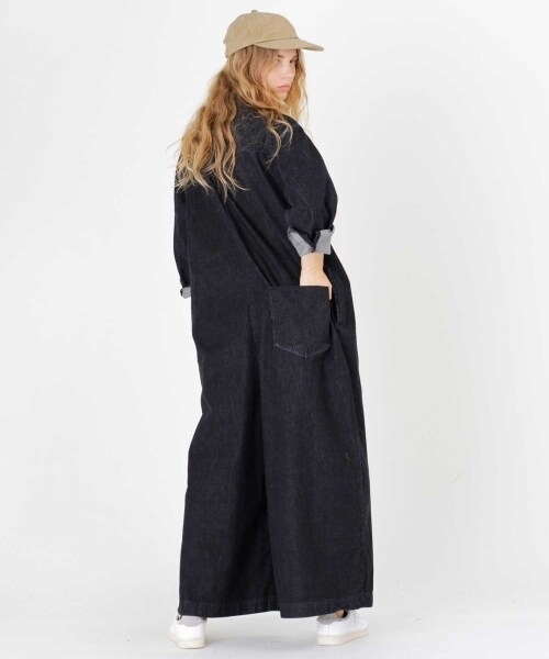 RNA-N(アールエヌエーエヌ)の「<予約>ライトデニムオールインワン(オールインワン・サロペット・レディース・濃色 ONE WASH/淡色 ボールバイオ・M)」の13枚目の写真