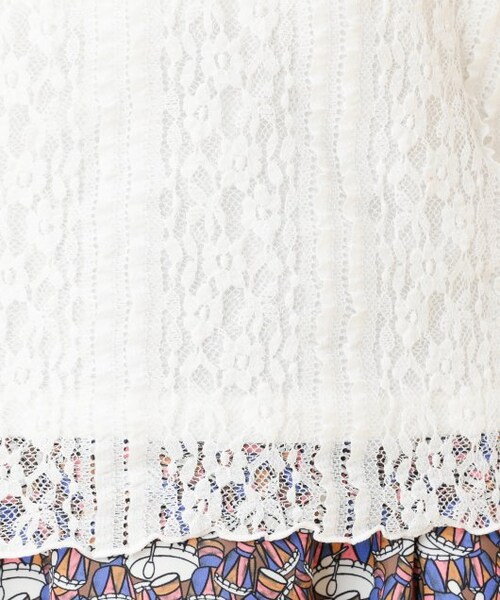 RAY CASSIN(レイカズン)の「【mina掲載】立体レースプチハイプルオーバー(トップス・レディース・黒/ピンク/ブラウン/生成/オフ白・FREE)」の15枚目の写真