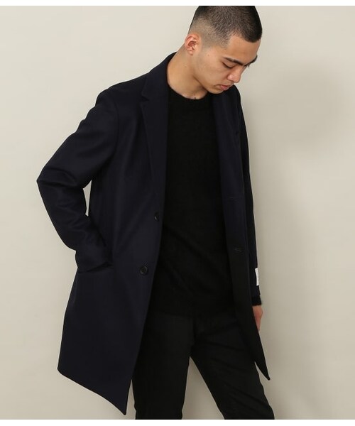 ADAM ET ROPE アダムエロペ チェスターコート SIZE L ADAM ET ROPE アダムエロペ チェスターコート F グレー