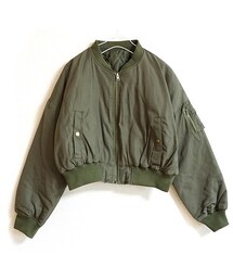 Tiffee SELECT | 中綿MA1ショートドルマンアウター(MA-1)