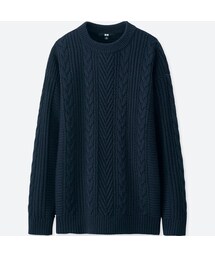 UNIQLO | ケーブルロングセーター（長袖）(ニット/セーター)