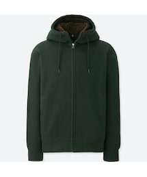 UNIQLO | ボアスウェットフルジップパーカ（長袖）(パーカー)
