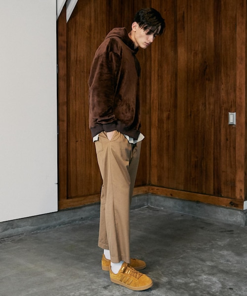 LIDNM（リドム）の「ベロアボアパーカー【ブラウン】（パーカー）」 - WEAR