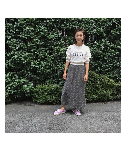 ADIRA（アディラ）の「Assorted long skirt（スカート・レディース・ブラック/イエロー・FREE）」の2枚目の写真